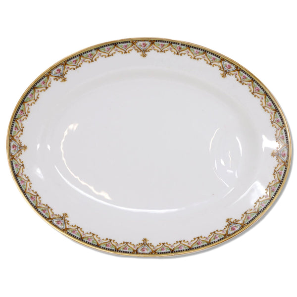 Theodore Haviland Schleiger 617B 12" Oval Serving Platter China Limoges Antique