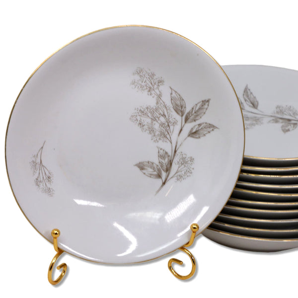 Hutschenreuther 2382 Sissi Allegro 7.5" Coupe Soup Bowls German Vintage 1928-63