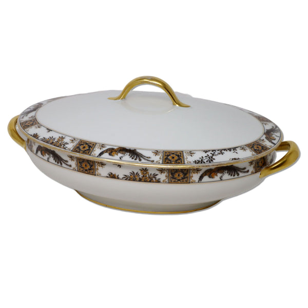 GDA Gerard Dufraisseix Abbot CH Field Haviland Covered Serving Dish France 1900