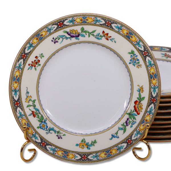 Mintons Berkeley B1020 Raised Enamel Luncheon Plate 8 3/4" Antique 1920's