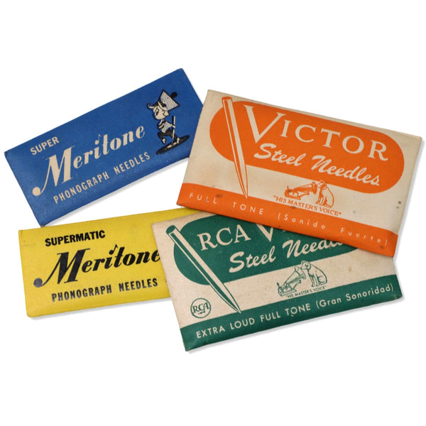RCA Victor and Meritone 250pc Antique Phonograph Needles 4 Packs