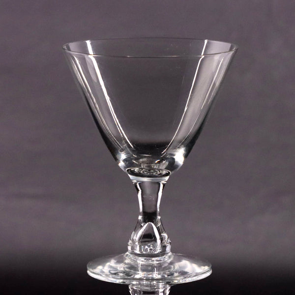 Orrefors Sven Crystal Liquor Cocktail Glass 4" Thin Hourglass Stem Vintage 1940