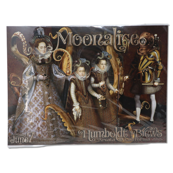 Moonalice Poster Humboldt Brews, Arcata, CA Chris Shaw Lithograph M600 6/7/2013