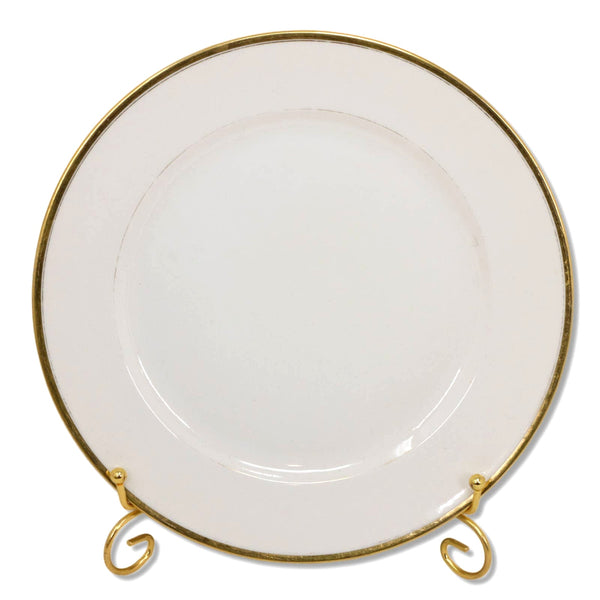 Rosenthal Princess Gold 10.25" Dinner Plate Ovington Bros Gold on Cream C. 1900