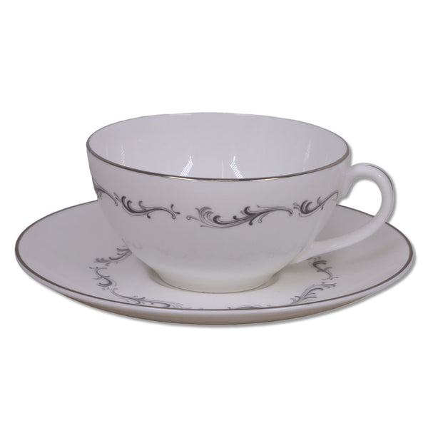 Royal Doulton Coronet H 4947 Tea Cup and Saucer English Fine Bone China 1950's