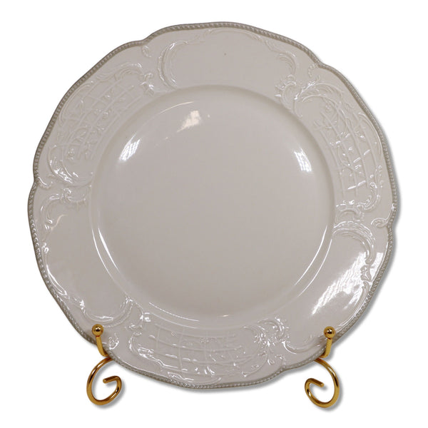 Rosenthal Sanssouci Ivory Green Trim Dinner Plate 10" Germany China 1942