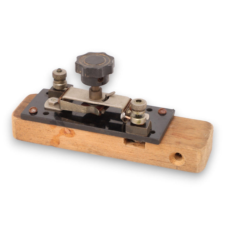 Vintage Electris Shut Off Laboratory Switch Sterampunk Wood Mounted Es ...