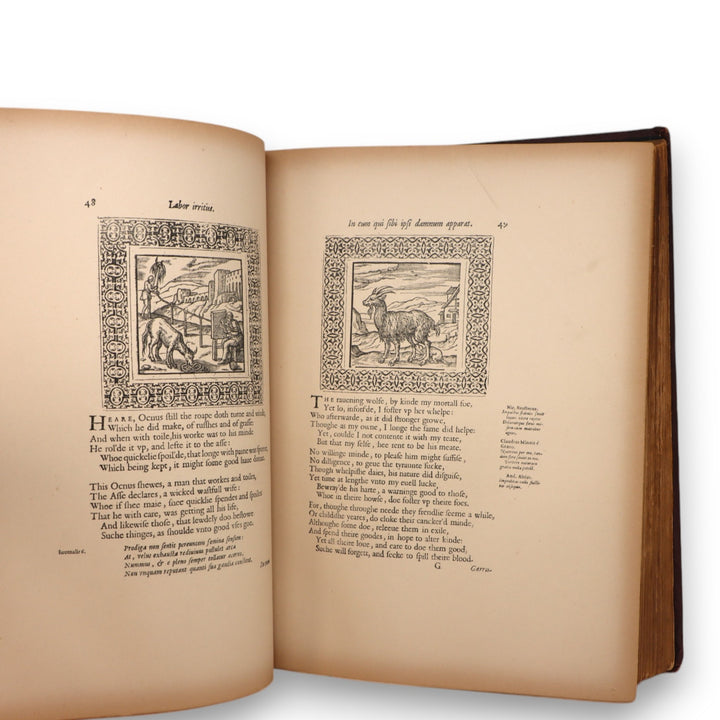Whitney’s Choice of Emblemes Facsimile Reprint 1866 Antique Book ...